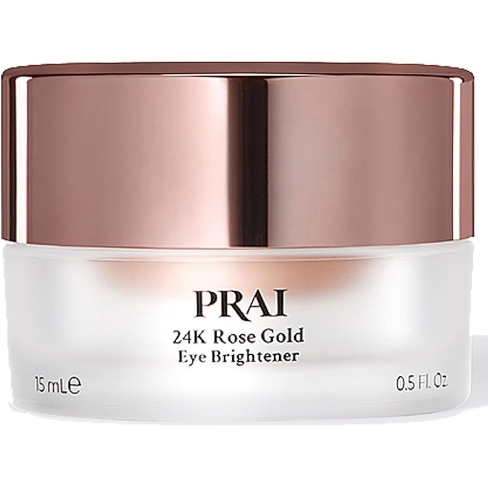 PRAI Beauty 24K Rose Gold Eye Brightener - Cruelty Free - 0.5 Oz